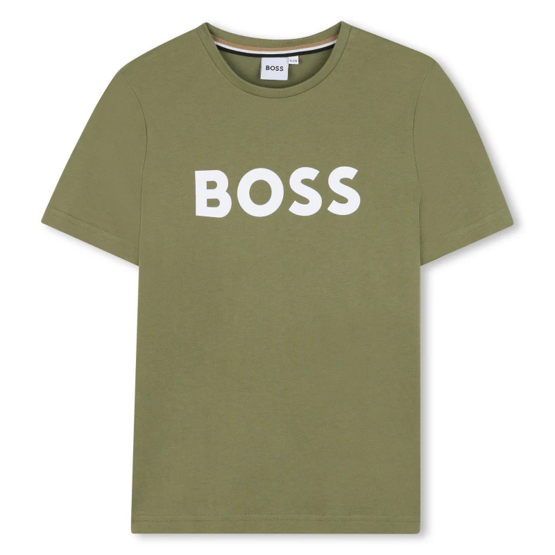 Image of Boss Kids Logo T-Shirt Laurier 673 male 14 Yrs