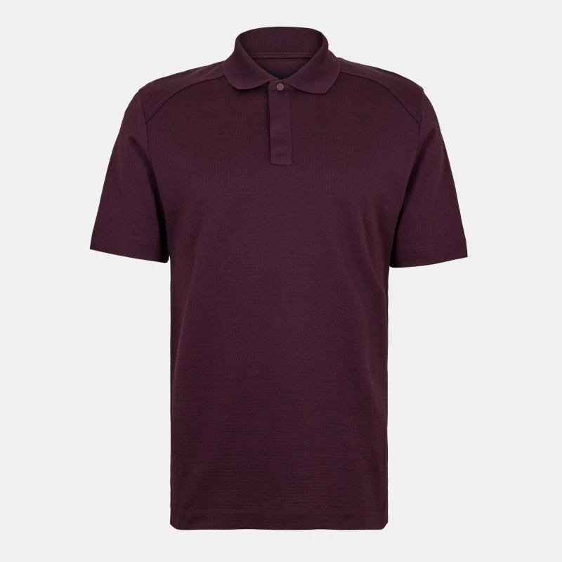 Image of Boss Mens P Parlay Short Sleeve Polo Shirt Open Red male S