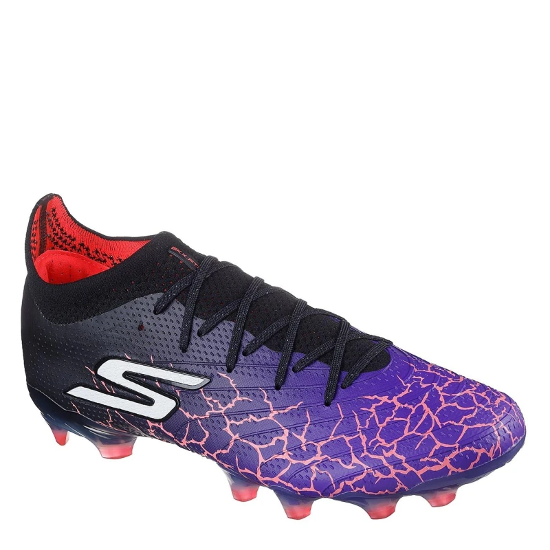 Image of Skechers SKX 01 Elite Firm Ground Football Boots Purple/Black male 6 (39.5)