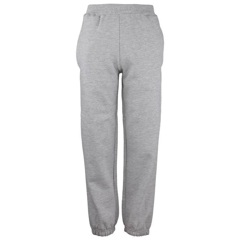 Image of AWDis Cuffed Jogpants Jogging Bottoms in Grey Size: 12-13 Years Grey Unisex 12-13 Years