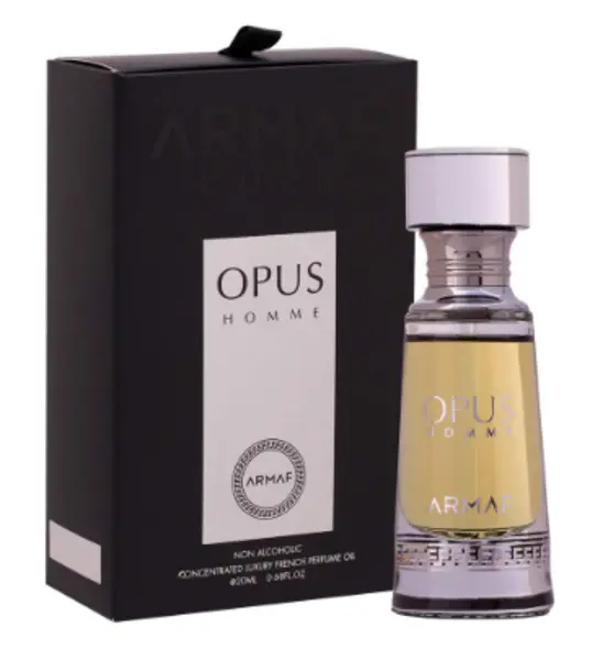 Image of Armaf Opus Homme Perfume Oil For Him 20ml