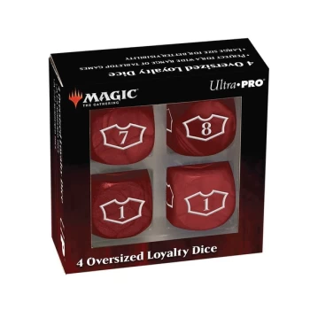 Image of Magic: The Gathering - Deluxe 22MM Mountain Loyalty Dice Set with 7-12