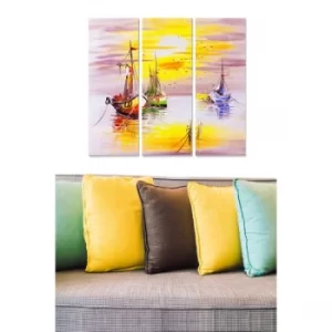 Image of MDF394573975 Multicolor Decorative MDF Painting (3 Pieces)