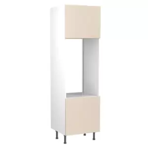 Image of KitchenKIT Slab 60cm Double Oven Unit- Gloss Cashmere