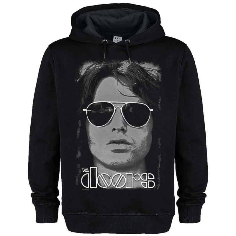 Image of Amplified Amplified Men Mr Mojo Rising The Doors Hoodie in Black Size: X-Small Black XS Male 5063574394000