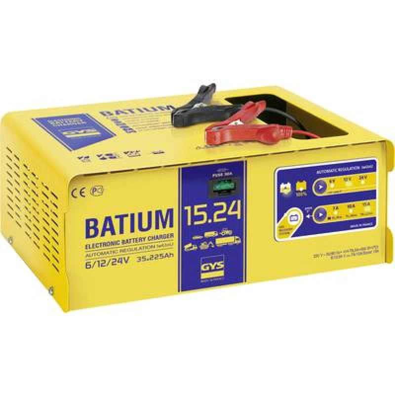 Image of GYS GYS BATIUM 15.24 024526 Automatic charger 6 V, 12 V, 24 V 22 A 22 A 024526