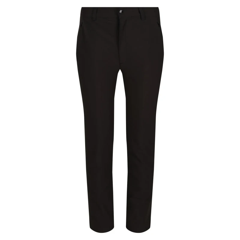 Image of Regatta Boys Junior Highton Waterproof Walking Trousers 9-10 Years - Waist 61-64cm Black RKJ132B-800-9