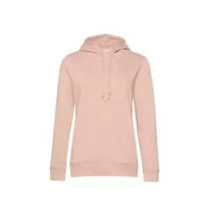 Image of B&C Womens/Ladies Organic Hoodie (M) (Soft Rose)