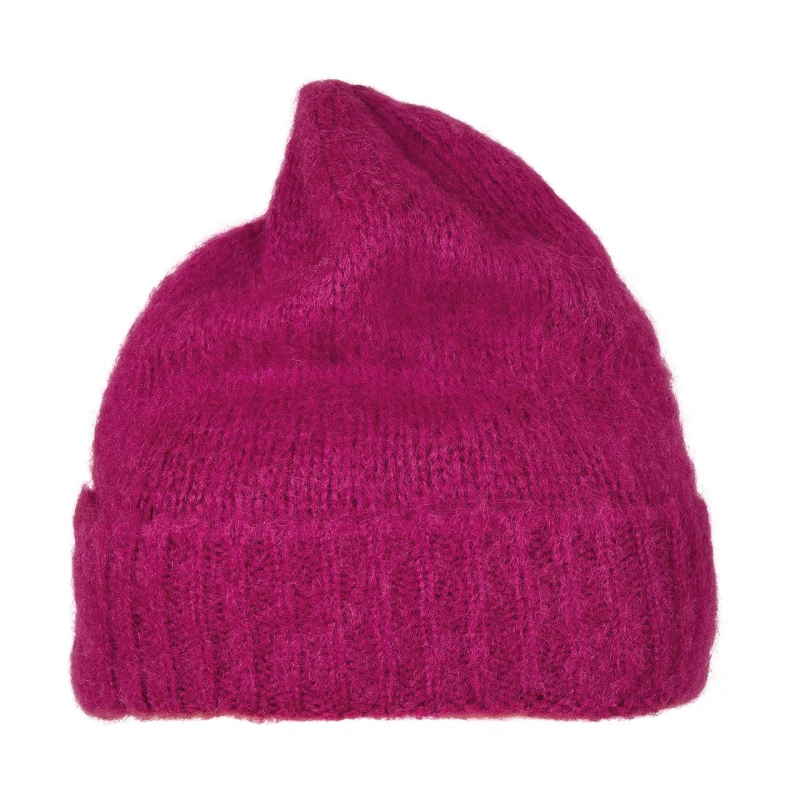 Image of Yupoong Mens Flexfit Acrylic Beanie in Fuchsia Fuchsia Male One Size