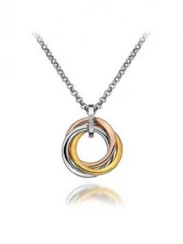 Image of Hot Diamonds Calm Pendant Tri Colour Necklace