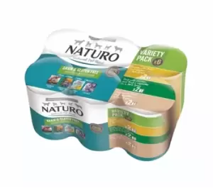 Image of Naturo Variety Pack Cans in Gravy Adult Dog Food 6 x 390g