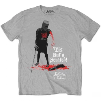 Image of Monty Python - Tis But A Scratch Unisex X-Small T-Shirt - Grey