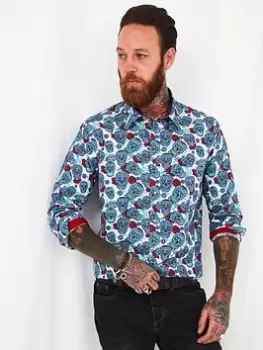 Image of Joe Browns Festival Fun Shirt - Blue Size M, Men