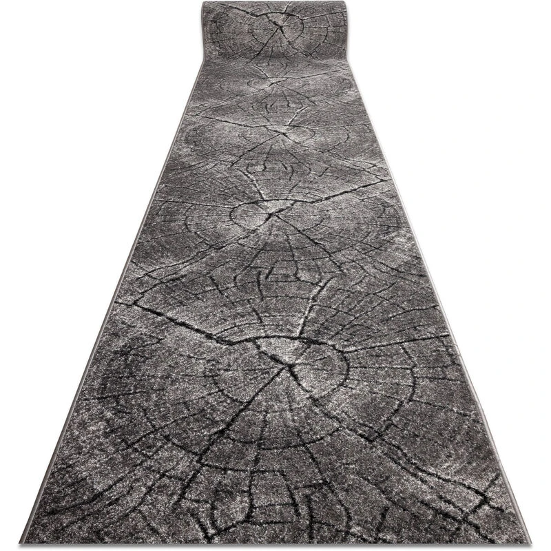 Image of RugsX Runner Silver Tronko Tree Wood Grey 70Cm 70X100 Cm