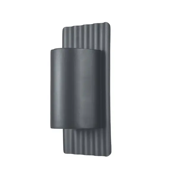 Image of Elstead Dali Outdoor Wall Flush Light - Grey