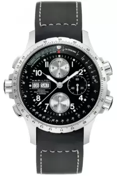 Image of Mens Hamilton Khaki X-Wind Automatic Chronograph Watch H77616333