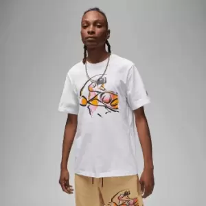 Image of Jordan M J Flight Mvp Hbr T-Shirt, White/Sundial/Black, Male, T-Shirts, DX9569-100