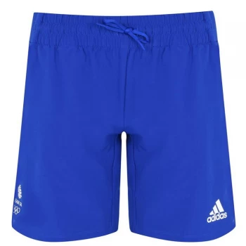 Image of adidas Team GB Woven Shorts Ladies - Royal Blue