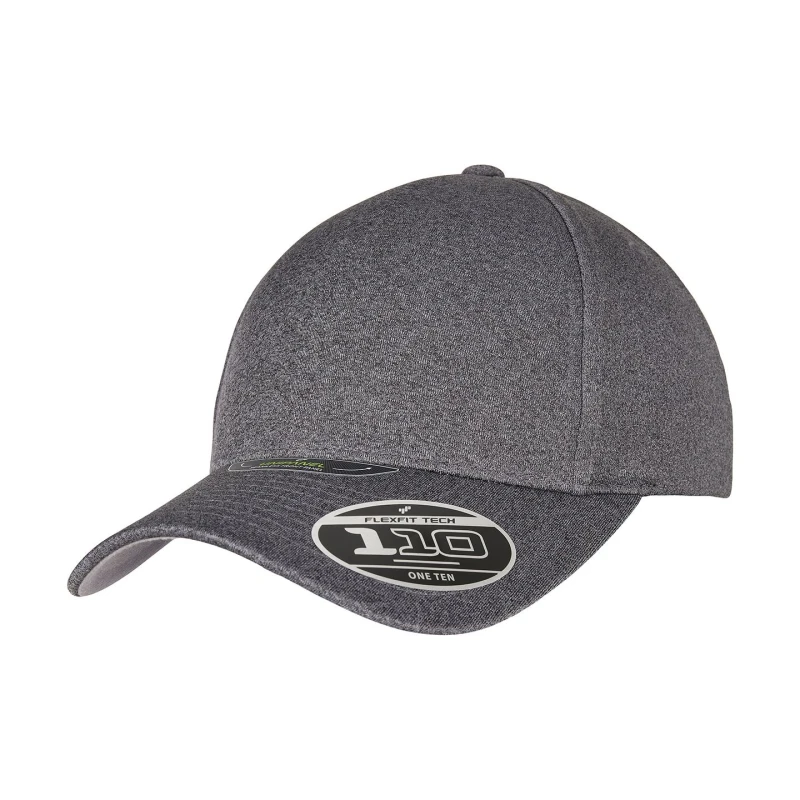 Image of Flexfit Flexfit 110 Melange Unipanel Cap in Dark Grey Dark Grey One Size Unisex 5059699840454