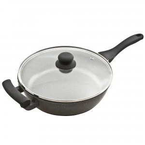 Image of Denby Granite Finish Cast Aluminium 28Cm Saute Pan With Lid
