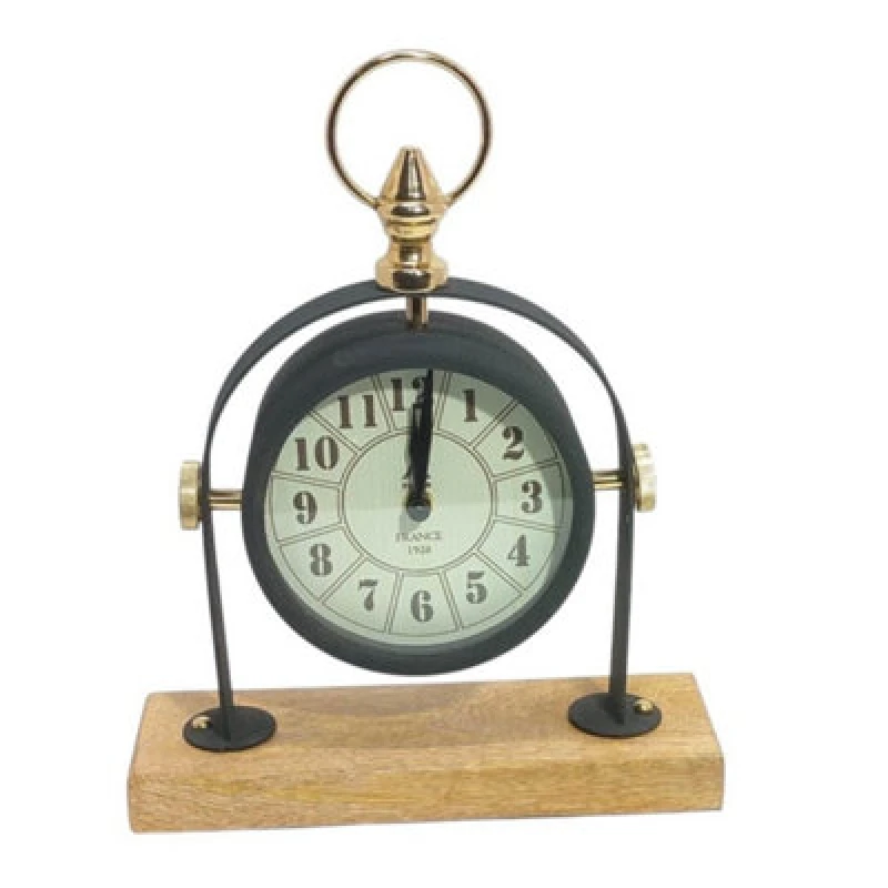 Image of Table Clock - L8 x W23 x H29cm MinsterStylishLivingLtd6683