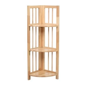 Image of Premier Housewares Folding 3-Tier Corner Shelf Unit