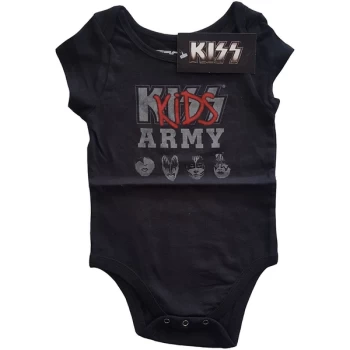 Image of KISS - Army Kids 3-6 Months Babywear - Black