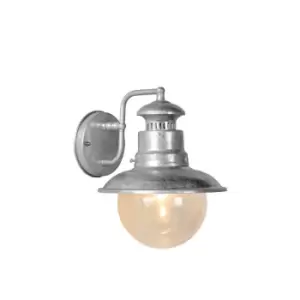 Image of Figo Vintage Wall Lantern Light Outdoor - 1xE27 - IP44 - Zinc