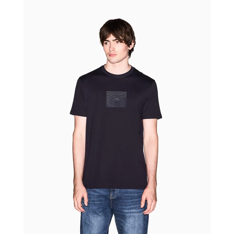 Image of Armani Exchange Mens T-Shirt Deep Navy male L