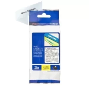 Image of Brother TZE-M65 P-touch White On Clear Laminated Labelling Tape 36mm x 8m (Original)