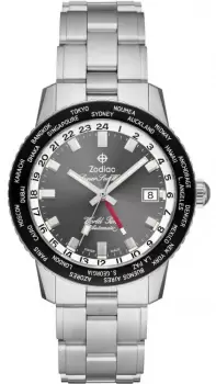 Image of Zodiac Watch Super Sea Wolf World Time GMT