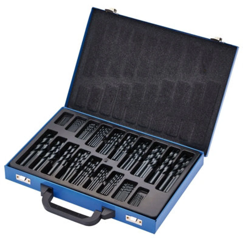 Image of Draper 170 Piece Black Oxide Coated HSS Drill Bit Set DBBS3