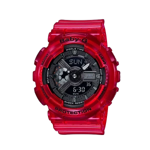 Image of Casio Baby-G Standard Analog-Digital Watch BA-110CR-4A - Red
