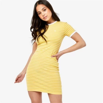 Image of Jack Wills Harlech Ringer Dress - Yellow Stripe