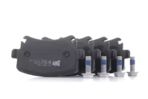 Image of VALEO Brake pad set 598752 Brake pads,Brake pad set, disc brake VW,AUDI,SKODA,Golf V Schragheck (1K1),TOURAN (1T1, 1T2),Passat Variant (3C5)