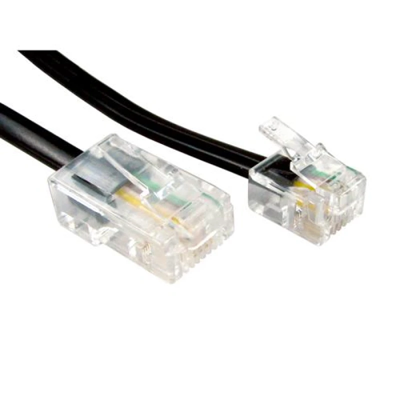 Image of 20m RJ45 - RJ11 Cable (Black)
