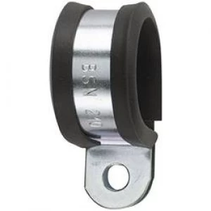 Image of AFCS Fixing Clip Plated Steel and PVC Liner AFCS20 166 50603 Hellermann Tyton