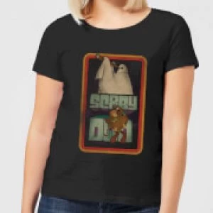 Image of Scooby Doo Retro Ghostie Womens T-Shirt - Black - S