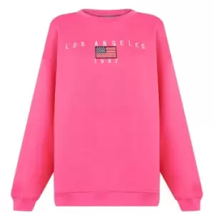 Image of Daisy Street LA Sweatshirt - Pink