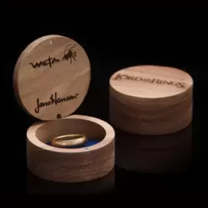 Image of Lord of the Rings Tungsten Ring The One Ring (gold plated) Size 08