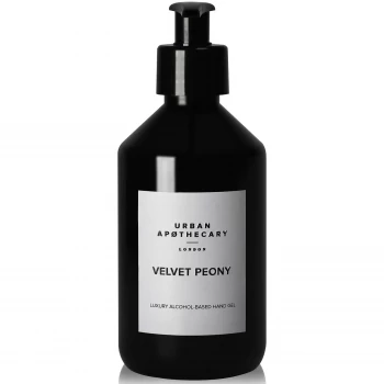 Image of Urban Apothecary Velvet Peony Luxury Hand Sanitiser Gel - 300ml