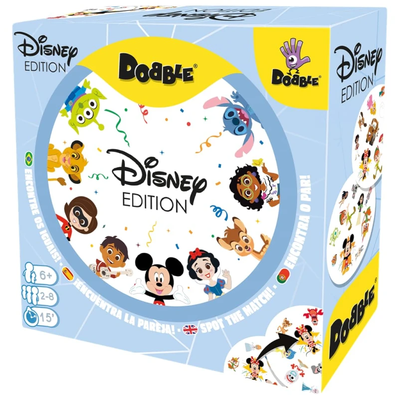 Image of Disney Dobble Disney Edition Family Card Game One Colour W405Y Unisex
