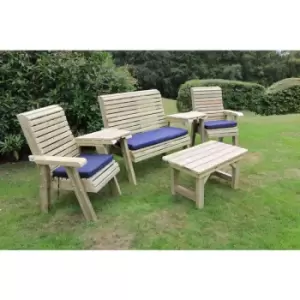 Image of Multi Set, wooden garden table and chairs