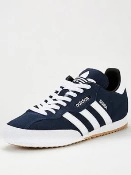 Image of Adidas Originals Samba Super Suede - Navy