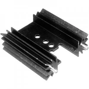 Image of Fin heat sink 14 CW L x W x H 25.4 x 35 x 12.7mm TO 220 TOP 3 SOT 32