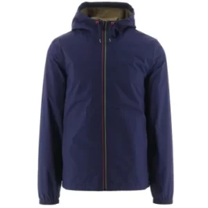 Image of Paul Smith Inky Blue Recycled Nylon Hooded Jacket