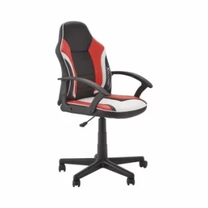 Image of X Rocker Saturn Mid-Back Gaming Chair, Red