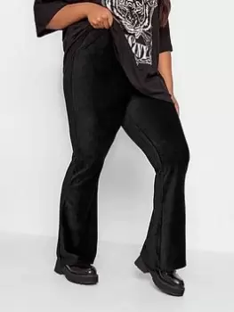 Image of Yours Yours Cord Flare - Black, Size 20, Women