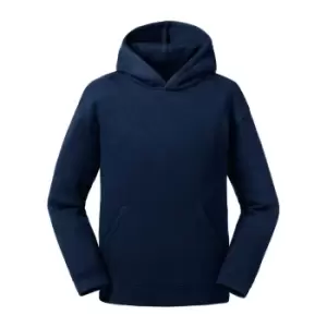 Image of Russell Kids/Childrens Authentic Hooded Sweatshirt (11-12 Years) (French Navy)