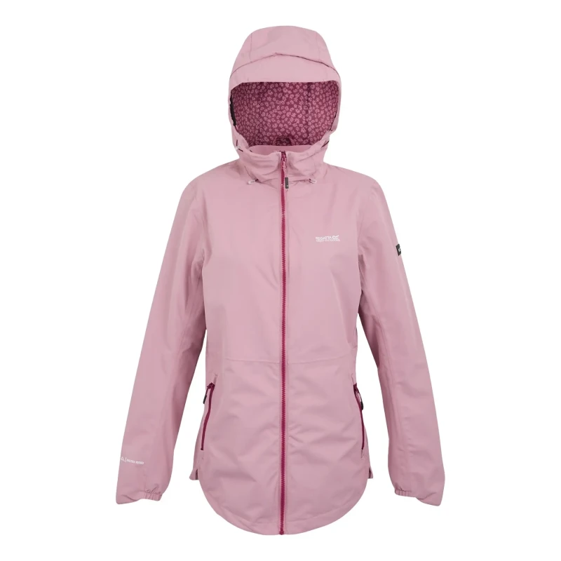 Image of Womens waterproof jacket Regatta Hamara IV Rose Female 36